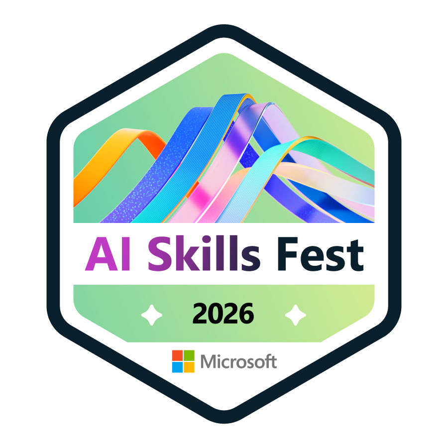 Microsoft AI Skills Fest 2026 Verified Participant Badge
